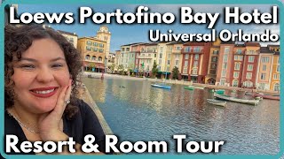 Loews Portofino Bay Hotel Full Resort amp Room Tour  Universal Orlando Resort [upl. by Whittemore]