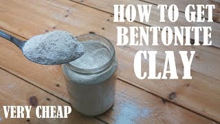 How to MAKE a BENTONITE CLAY from KITTY LITTER [upl. by Rhetta]