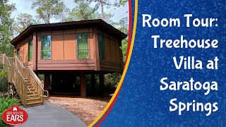 Saratoga Springs Resort  Treehouse Villa  Room Tour [upl. by Flan619]