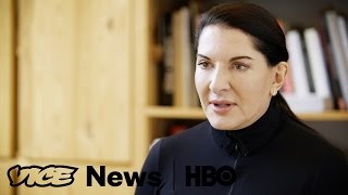 Marina Abramovics Silent Birthday Celebration VICE News Tonight on HBO [upl. by Abih]