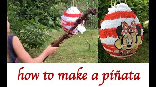 How to make a birthday pinata piñata [upl. by Muldon]