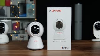 CP Plus Ezykam 360 degree Wi Fi Security Camera Overview Setup Features [upl. by Ancelin129]