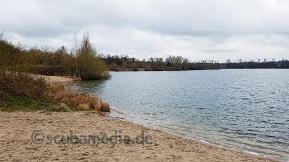 Tauchen im Baggersee Mittelgrund EggensteinLeopoldshafen [upl. by Aicercal938]