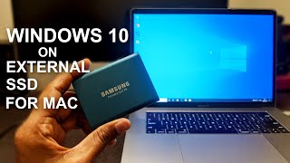 How To Install Windows 10 On Mac Using External Drive SSD [upl. by Netram]