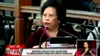 Santiago poses questions to Ombudsman Morales [upl. by Elok7]