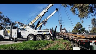 Pepes Tow winching out a tractor with a loaded 80 trailer [upl. by Asiralc339]