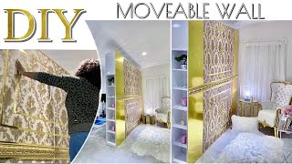 THRONE ROOM Mobile Wall DIY HOW TO MAKE A MOVABLE WALL [upl. by Arst]