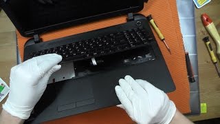 Toshiba Laptop Replace Keyboard Satellite C Series C50 C55 D [upl. by Durrell]