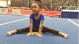 Amazing Straddles  Girls Gymnastics [upl. by Chrissa]