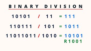 How to Divide Binary Numbers  PingPoint [upl. by Shrier]