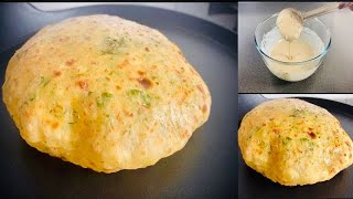 Garlic Paratha Recipe with Liquid Dough in 5 mins  No rolling No Kneading Paratha Life N More [upl. by Giorgio211]