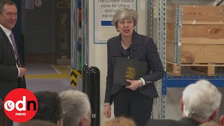 Theresa Mays quickwitted comeback to female reporter [upl. by Benedikta]