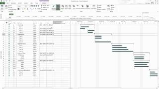 Simple Project Plan in Microsoft Project [upl. by Ivonne]