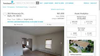 Searching for HUD properties on Foreclosurecom  Listing type help video [upl. by Aizirtap]