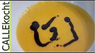 Cremige und duftende Kürbissuppe  Rezept für Kürbiscremesuppe [upl. by Bollay]