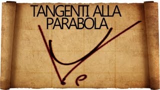 Rette Tangenti alla Parabola [upl. by Moia]