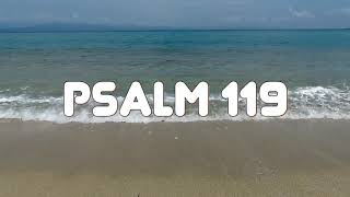 Psalms 119KING JAMES HOLY BIBLE KJV [upl. by Atcele]