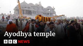 Opening of Hindu temple in Ayodhya stirs bitter memories for India’s muslims  BBC News [upl. by Enerehs]