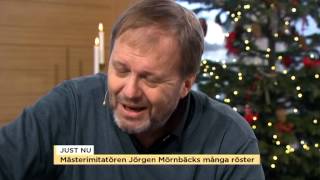 Mästerimitatören Jörgen Mörnbäck quotDärför är politiker kul att imiteraquot  Nyhetsmorgon TV4 [upl. by Korry]