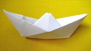 Como hacer un barco de papel  how to make a paper boat [upl. by Oberstone]