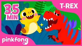 Especial de TRex  Dinosaurios  Recopilación  Pinkfong Cuentos y Cancioens Infantiles [upl. by Terrye900]