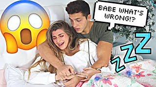 Nightmare Prank On Fiancé CUTE REACTION [upl. by Orfurd]