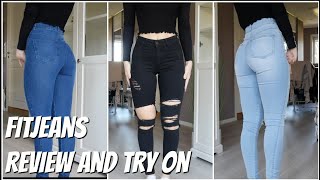 Fitjeans review and try on GIVEAWAY [upl. by Esiocnarf]