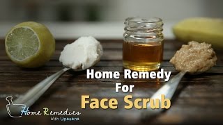 How To Make Face Scrub At Home  Homemade Face Scrub Recipes  Home Remedies With Upasana [upl. by Frederic]