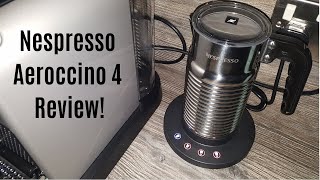 Nespresso Aeroccino 4 Milk Frother Review  Worth upgrading from the Aeroccino 3 [upl. by Hocker]