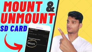 How to solve mount and unmount sd card problem How do I mount and unmount SD card [upl. by Petracca]