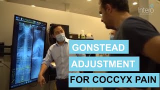 Coccyx Tailbone Pain Relief with Adjustment from GONSTEAD CHIROPRACTOR [upl. by Charis472]