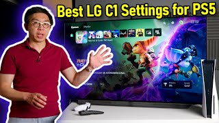 LG C1 Best Settings for PS5 Gaming  SDR HDR HGiG amp Game Optimiser Settings [upl. by Faulkner844]