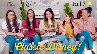 HARMONIZING CHALLENGE  Classic Disney Songs [upl. by Marlette]