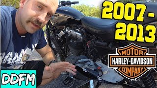 2012 Harley Davidson Sportster ECM Diagnostic Port Location [upl. by Htiel]