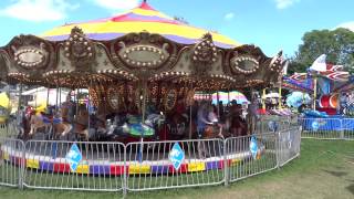 🎠🎈🪁🎡Carousel at the 2015 Green County Fair [upl. by Rouvin]