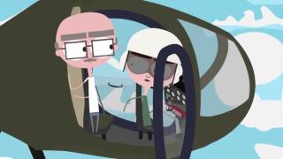 Bill Burr  Animation  Helicopter Bit [upl. by Wolfie]