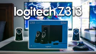 Logitech Z313 Unboxing and Test  Best Budget Speakers for PC Subwoofer Included [upl. by Hsima]