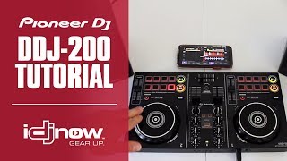 Pioneer DJ DDJ200 Smart rekordbox DJ Controller  Tutorial tips demo and review [upl. by Cagle182]