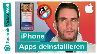 iPhone 📱 Apps löschen und deinstallieren 2020 🔰 [upl. by Nho]