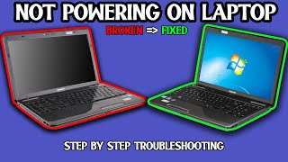 Finally Fix Laptop not powering on step by step [upl. by Aiuoqes28]