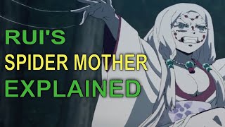 Ruis Mother  Explaining the Spider Family A Demon Slayer Kimetsu no Yaiba Discussion 2019 [upl. by Yelnats]