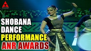 Shobana Dance Performance at ANR Awards [upl. by Neelyar118]