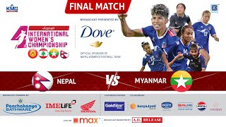 Nepal Vs Myanmar  Final Match  Vianet International Womens Championship  26 Feb 2025  LIVE [upl. by Trilbee]