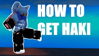 GPO HOW TO GET HAKI BUSO [upl. by Htebilil]