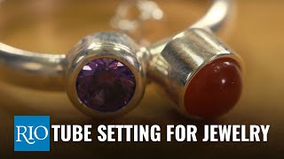 Tube Setting For Jewelry [upl. by Zetram671]