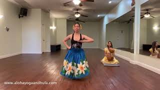 HULA PRACTICE  Basic Hula steps for beginners [upl. by Elagibba]