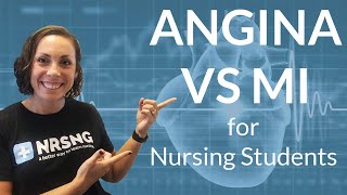 Angina vs MI for Nursing Students [upl. by Helli415]