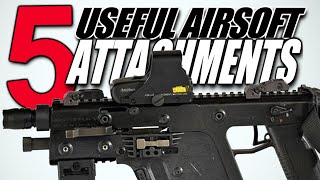 5 Useful Airsoft Attachments [upl. by Nnyleve]