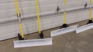 quotTHE SNOWPLOWquot Snow Shovel 48 inch amp 36 inch overview comparison [upl. by Ratcliff146]