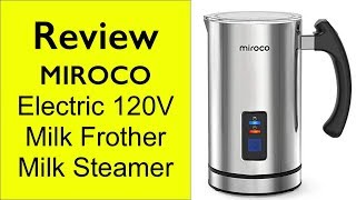 Review Miroco Milk Frother  How to make froth milk at home [upl. by Ahmad40]